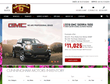 Tablet Screenshot of cunninghamgm.com